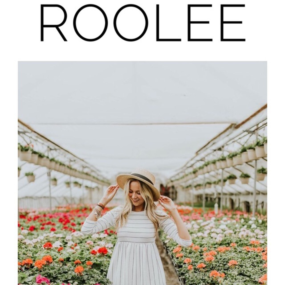 Roolee Sawyer Stripe MOM dress - nursing friendly